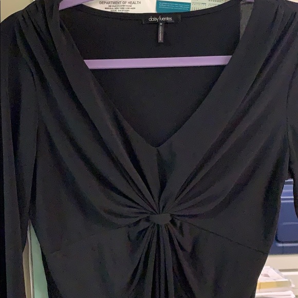 daisy fuentes cute black top - Picture 1 of 4